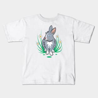 Bunny and Flowers Kids T-Shirt